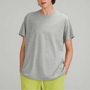 Lululemon All Yours Cotton T-shirt Heathered Core Medium Grey NWT
